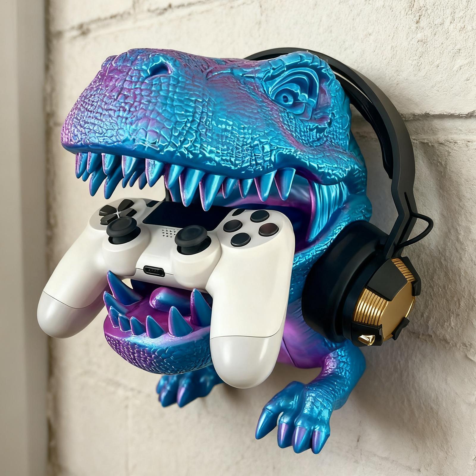 3D Printing Wall - 3D Printed Tyrannosaurus Rex Stand Headphone