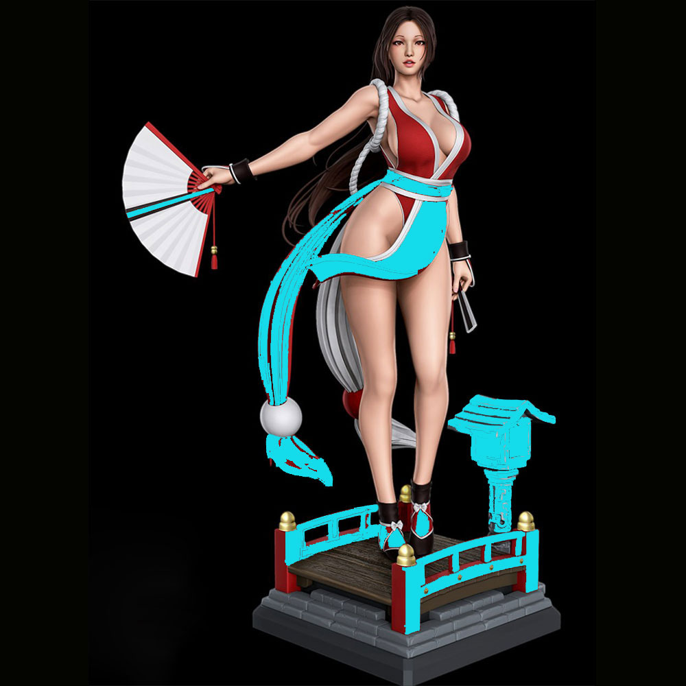 3D Printing For Dummies - 1/24 Sexy Long-Haired Girl Miniature Resin