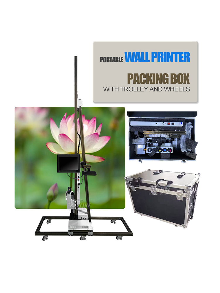 3D Printing Wall - Auto-color Compensation 3D Wall Printer Vertical
