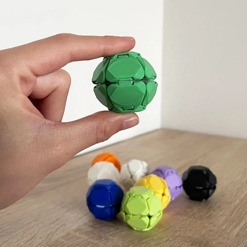 3D Printing Fidget Toys - 3D Printing PentaClick Decompression Tool, Finger