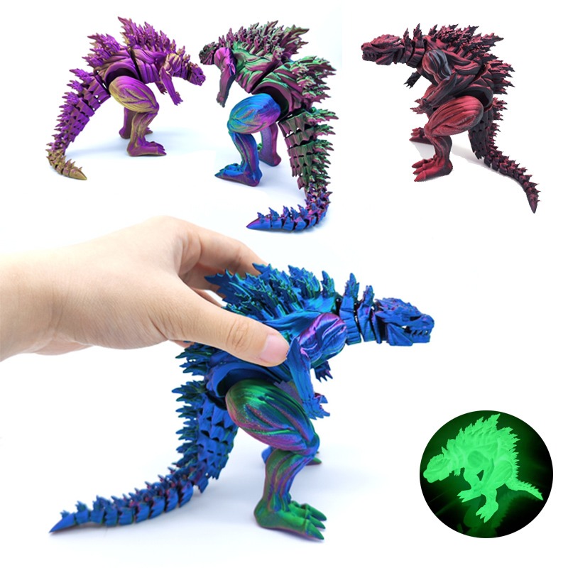3D Printing Gundam - 3D Printing Muscle Dinosaur Action Figure