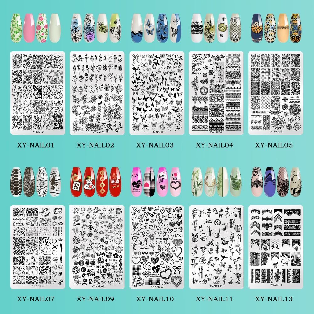 3D Printing Templates Free - NEW Stainless Steel Nail Printing Plate
