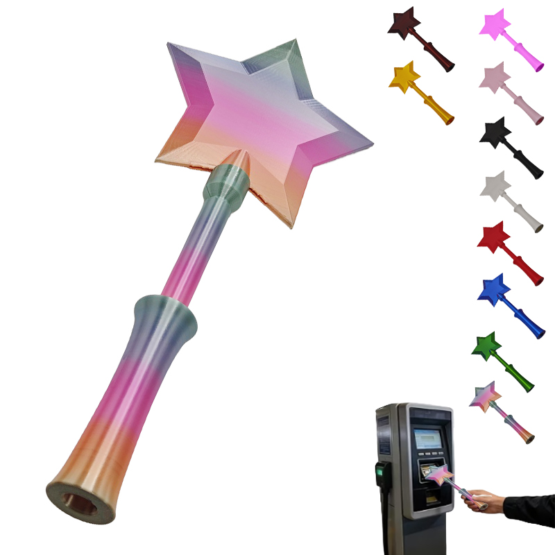 3D Printing Card - 3D Printed Fashion Creative Wand Tap