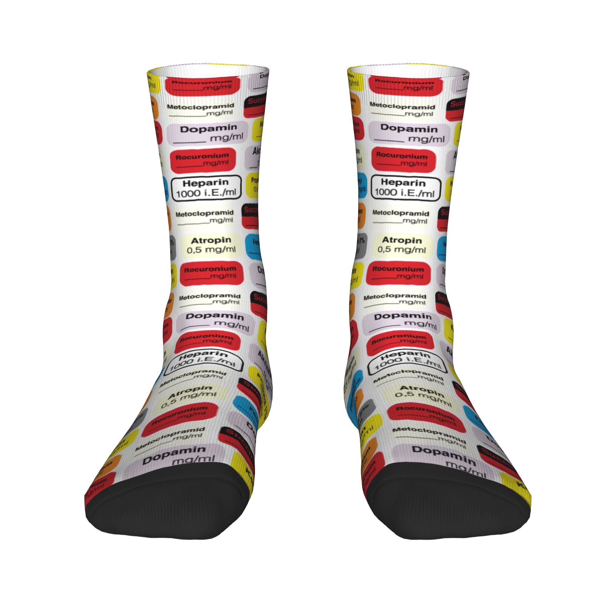3D Printing For Medical - Fashion Anesthesia Medication Labels Socks Women