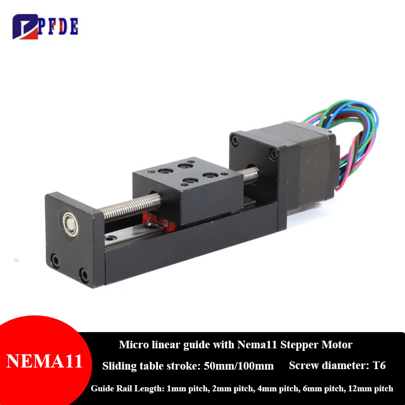 Lead Screw Stepper - NEMA11 Stepper Motor Mini Linear Rail