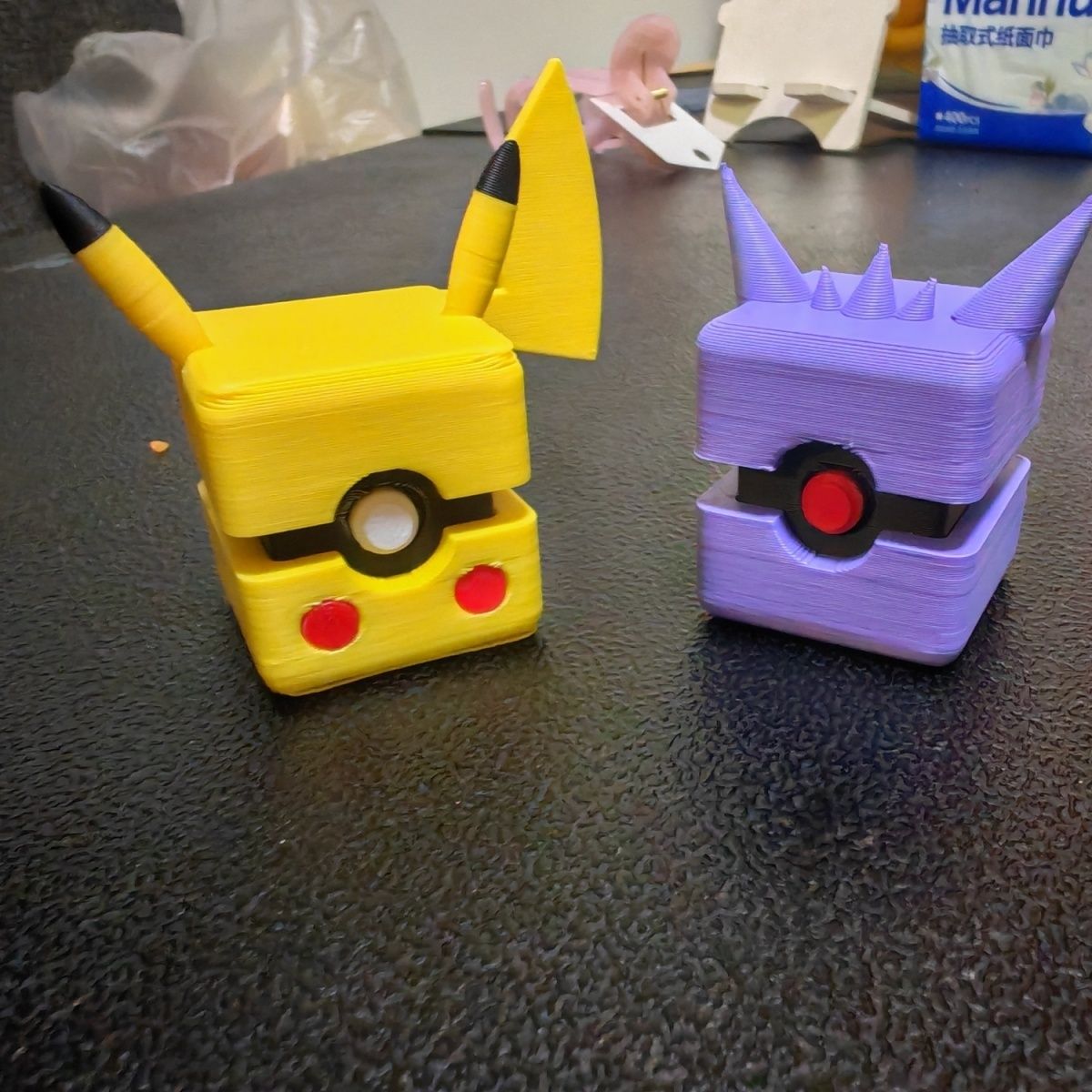 3D Printing Fidget Toys - Popular Pokemon 3D Printed Fidget Button