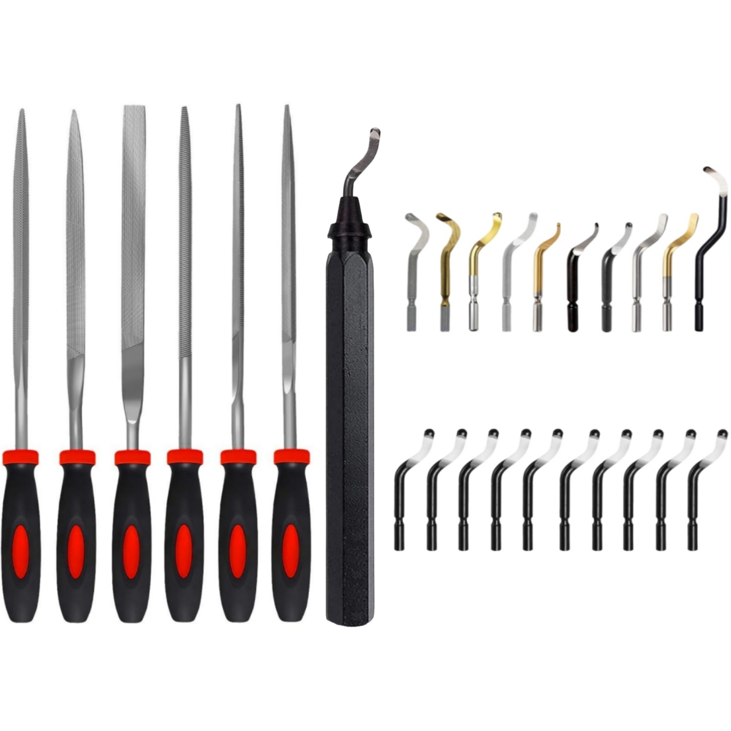 3D Printing Files - 27PCS Deburring Tool Set with 20PCS