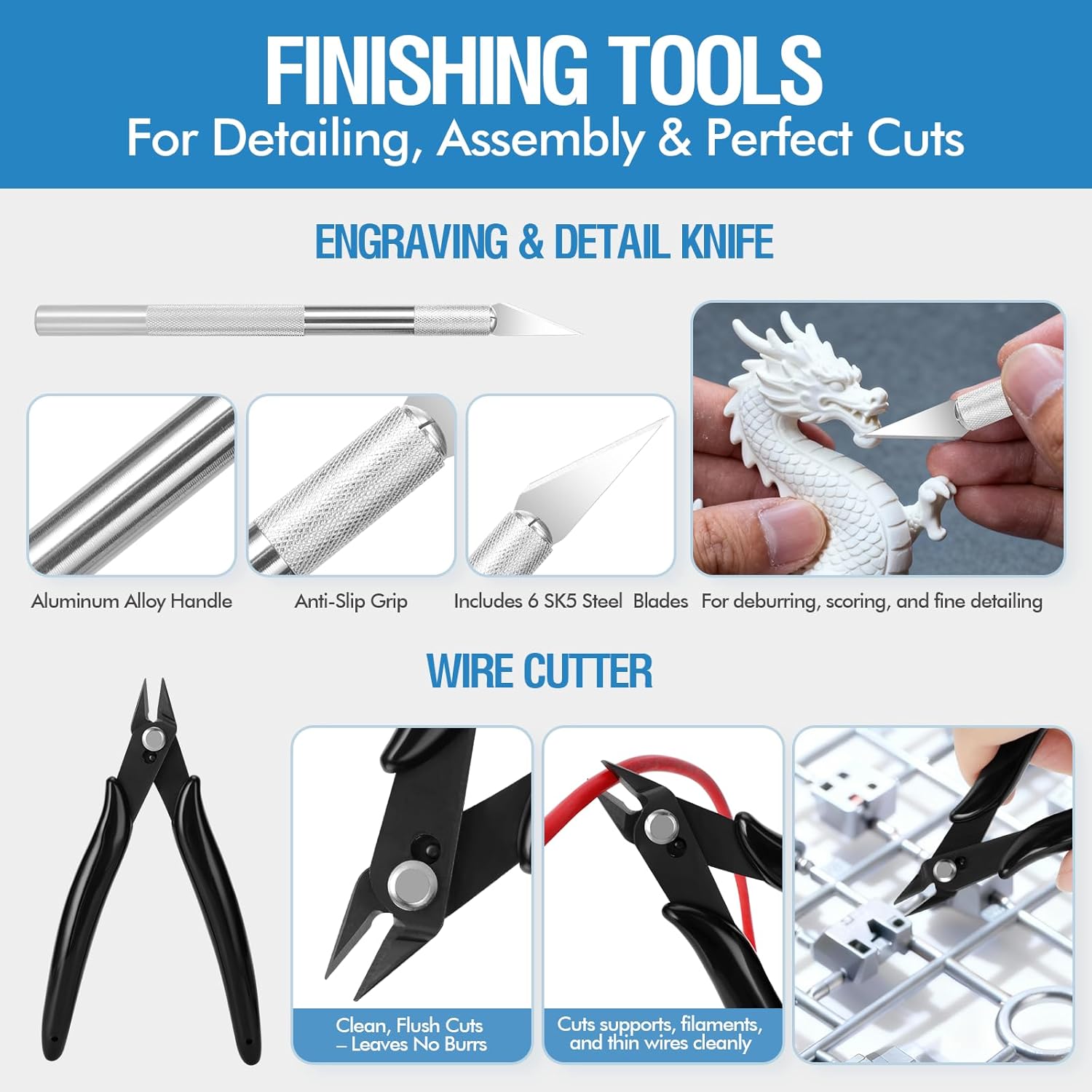 40PCS 3D Printer Tools, Scrape - 3D Printing Process 评论和价格