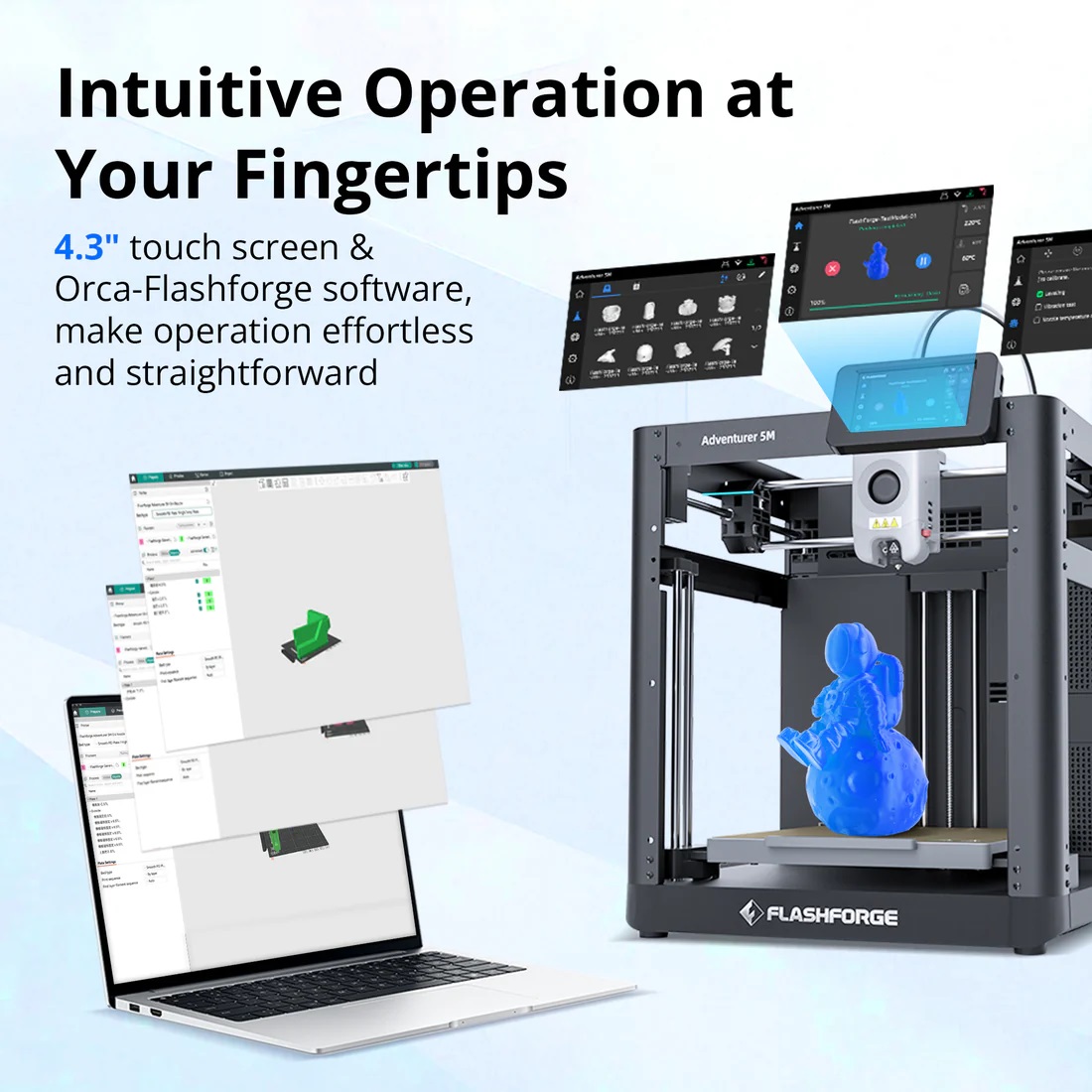 Flashforge Adventurer 5M FDM 3 - 3D Printing File Stl 评论和价格