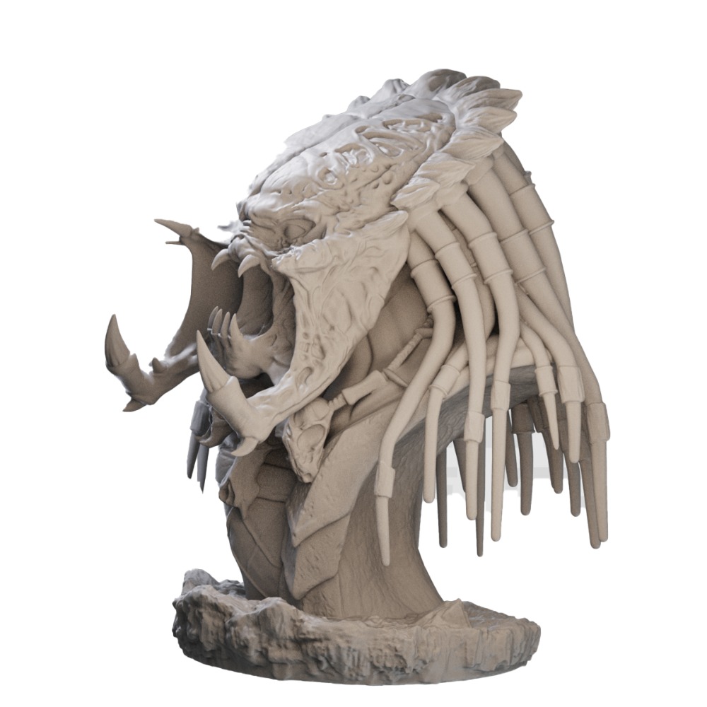 1/10 1/16 Lone Wolf Bust Model - 3D Printing Ptc 评论和价格