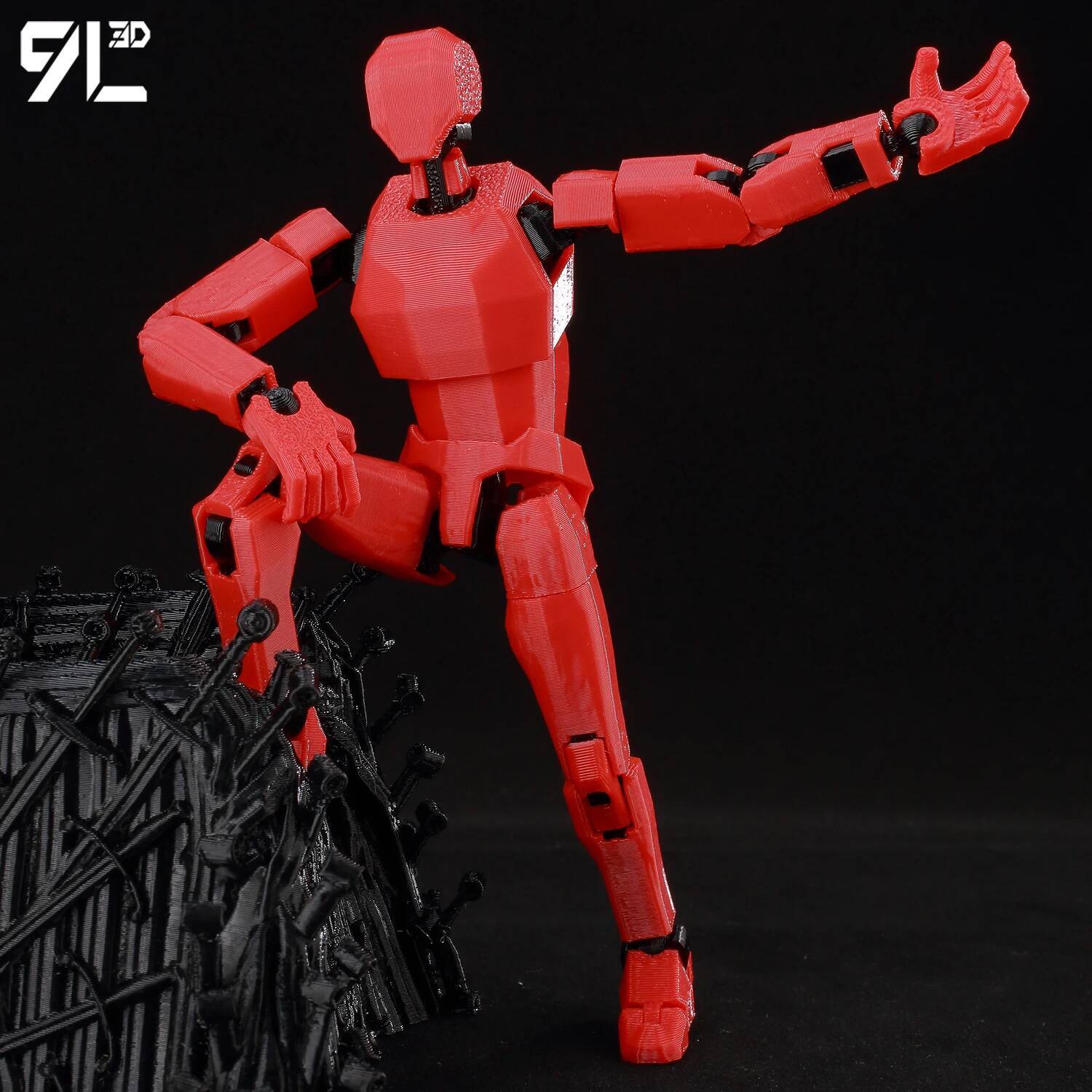 9L3D Printed Dummy13 Lucky13 T - 3D Printing Action Figure 评论和价格