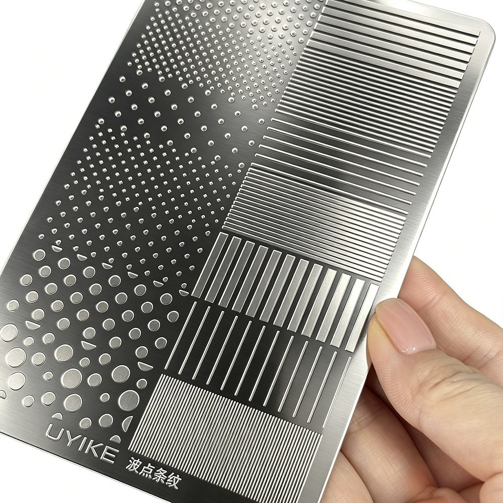 Dotting Pattern Nail Art Stamp - 3D Printing Templates Free 评论和价格