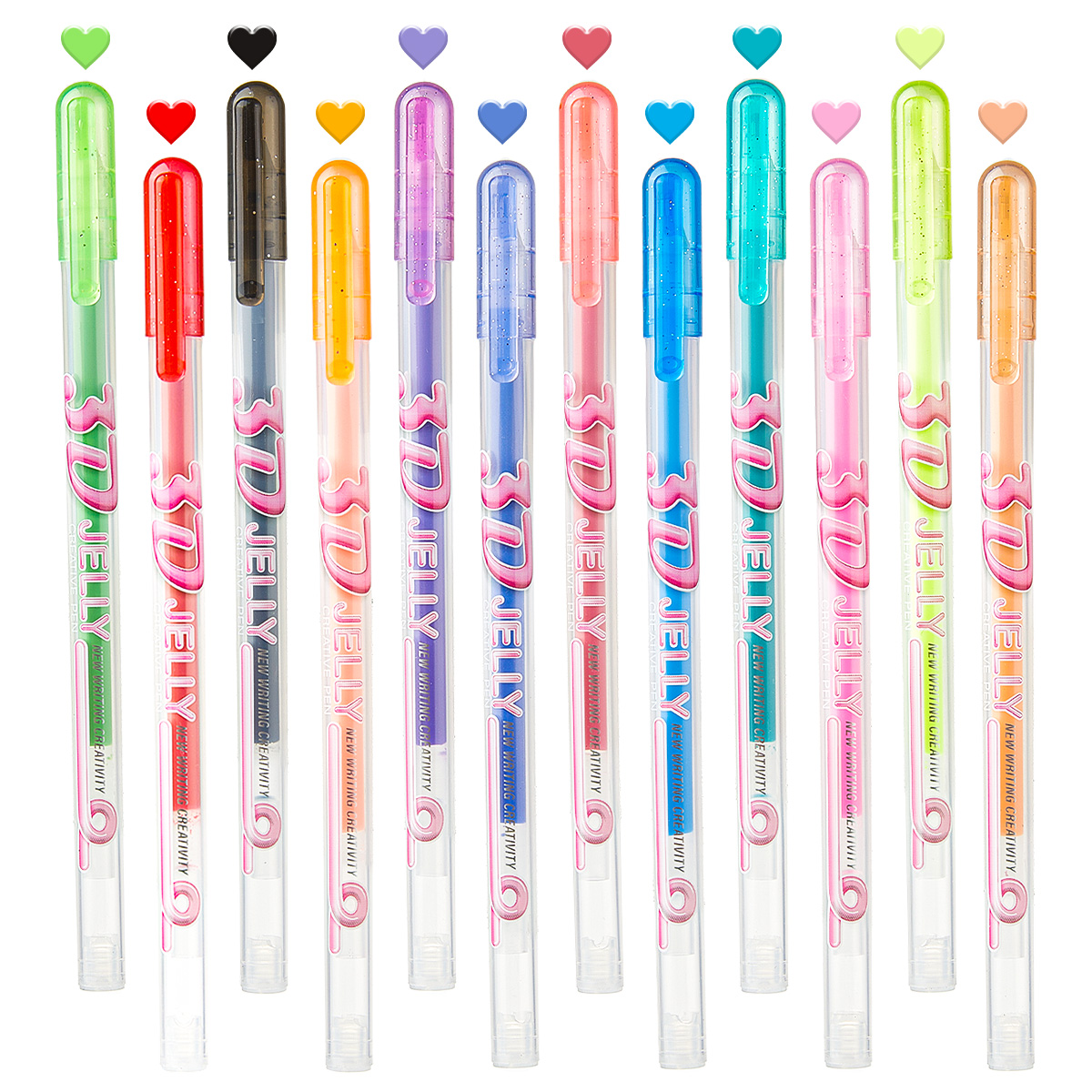 SHANDS 12PCS 3D Jelly Gel Pens - 3D Printing Epoxy Resin 评论和价格