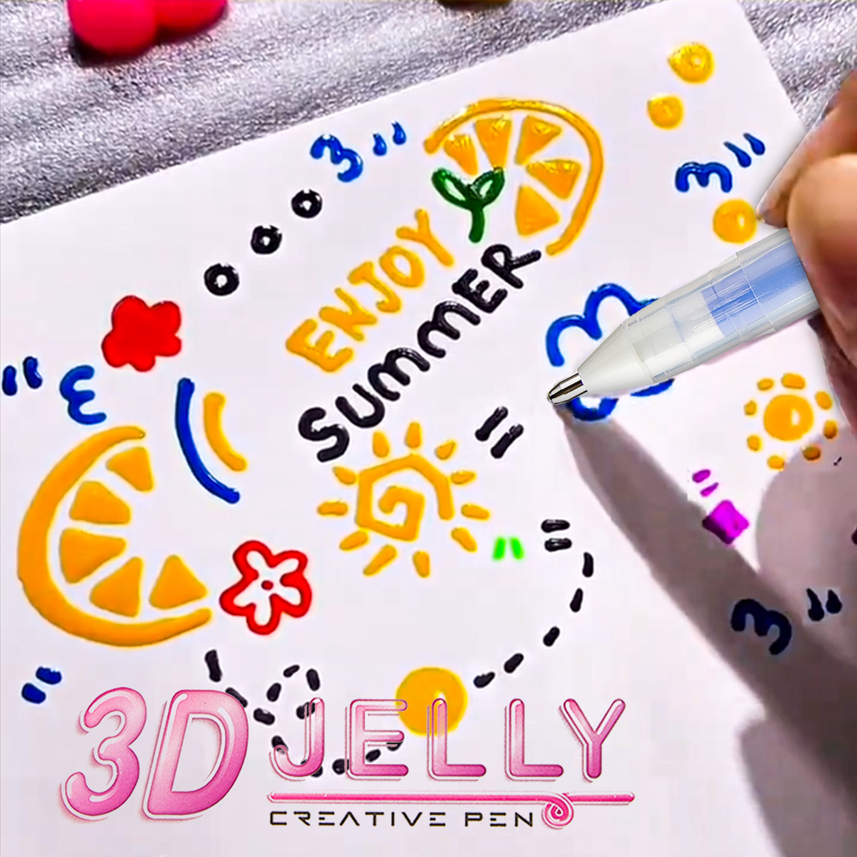 SHANDS 12PCS 3D Jelly Gel Pens - 3D Printing Epoxy Resin 评论和价格