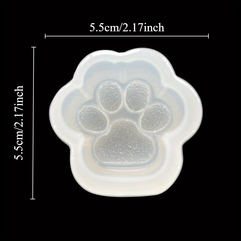1pc Paw Print  Mold, Clear Epo - 3D Printing Epoxy Resin 评论和价格