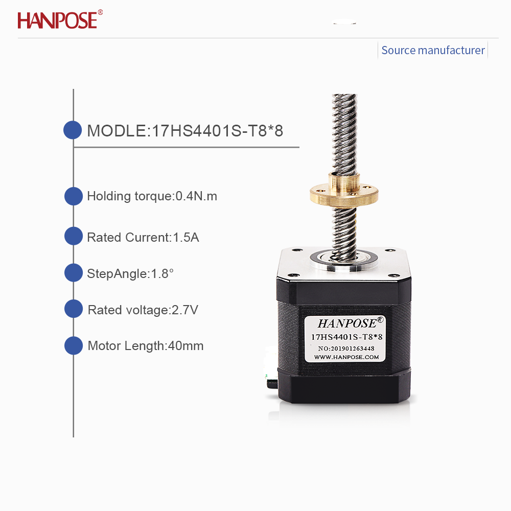Two Phase Four Wire NEMA17 Scr - Lead Screw Stepper 评论和价格
