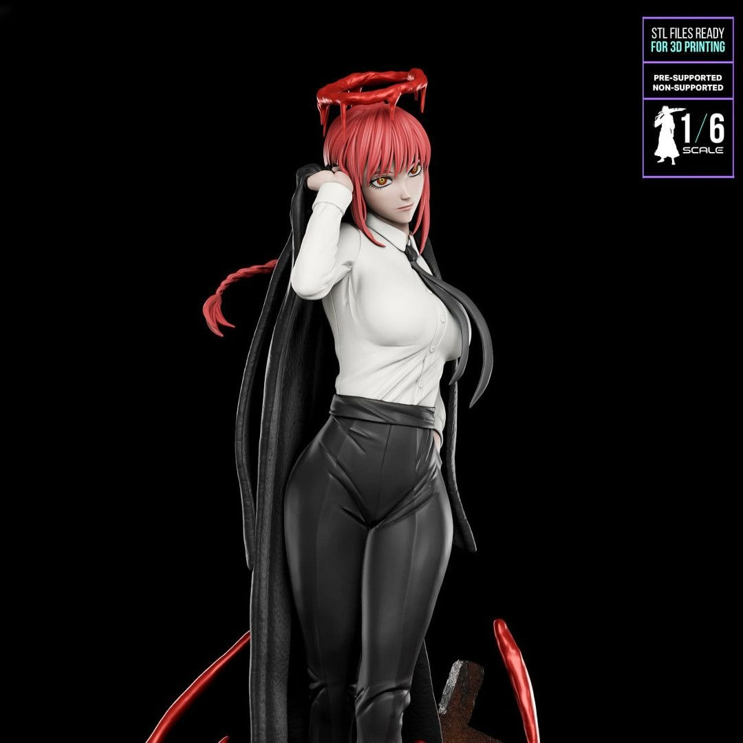 Chainsaw Girl Machima Gk Figur - 3D Printing Ptc 评论和价格