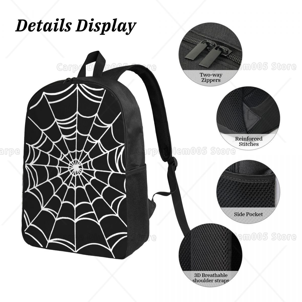 Black Web Spider Prints Backpa - 3D Printing Pen For Kids 评论和价格