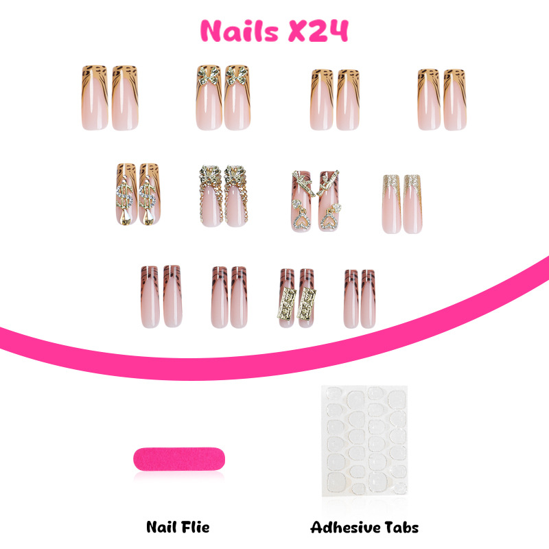 24pcs Y2k Long Coffin False Na - 3D Printing Ptc 评论和价格