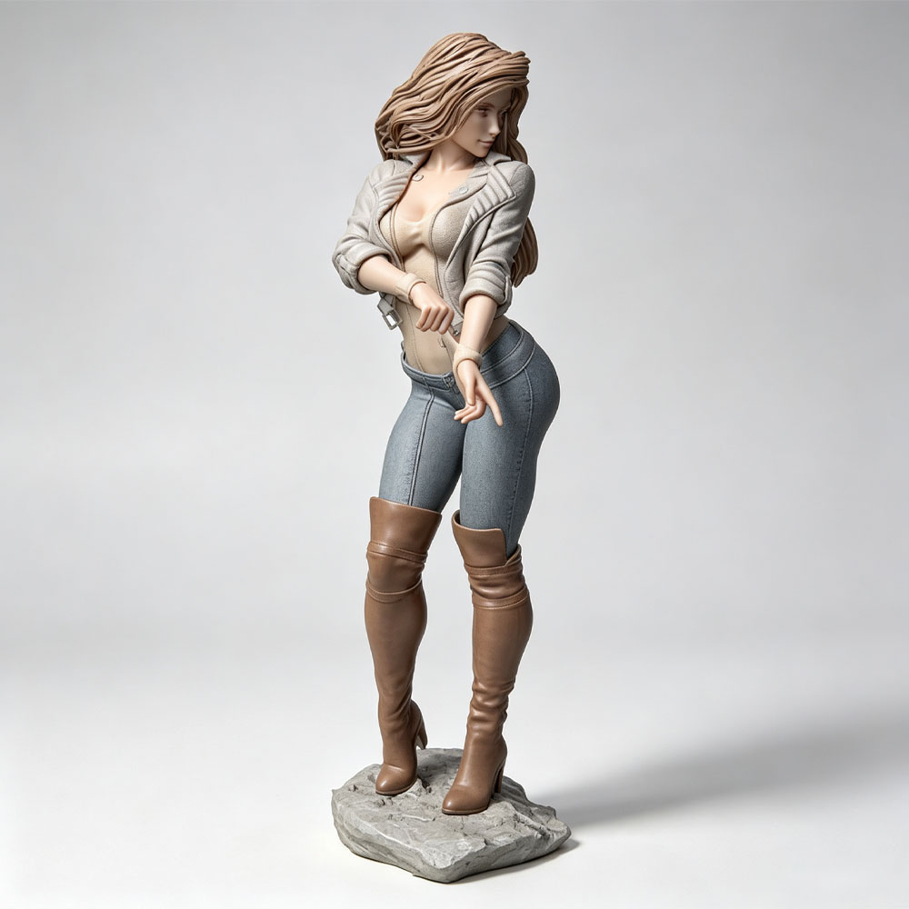 1/24 Realistic fashionable fem - 3D Printing For Dummies 评论和价格