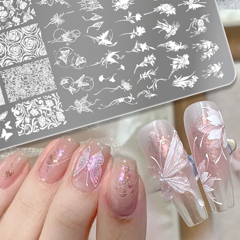 BORN PRETTY Leaves Flower Nail - 3D Printing Templates Free 评论和价格