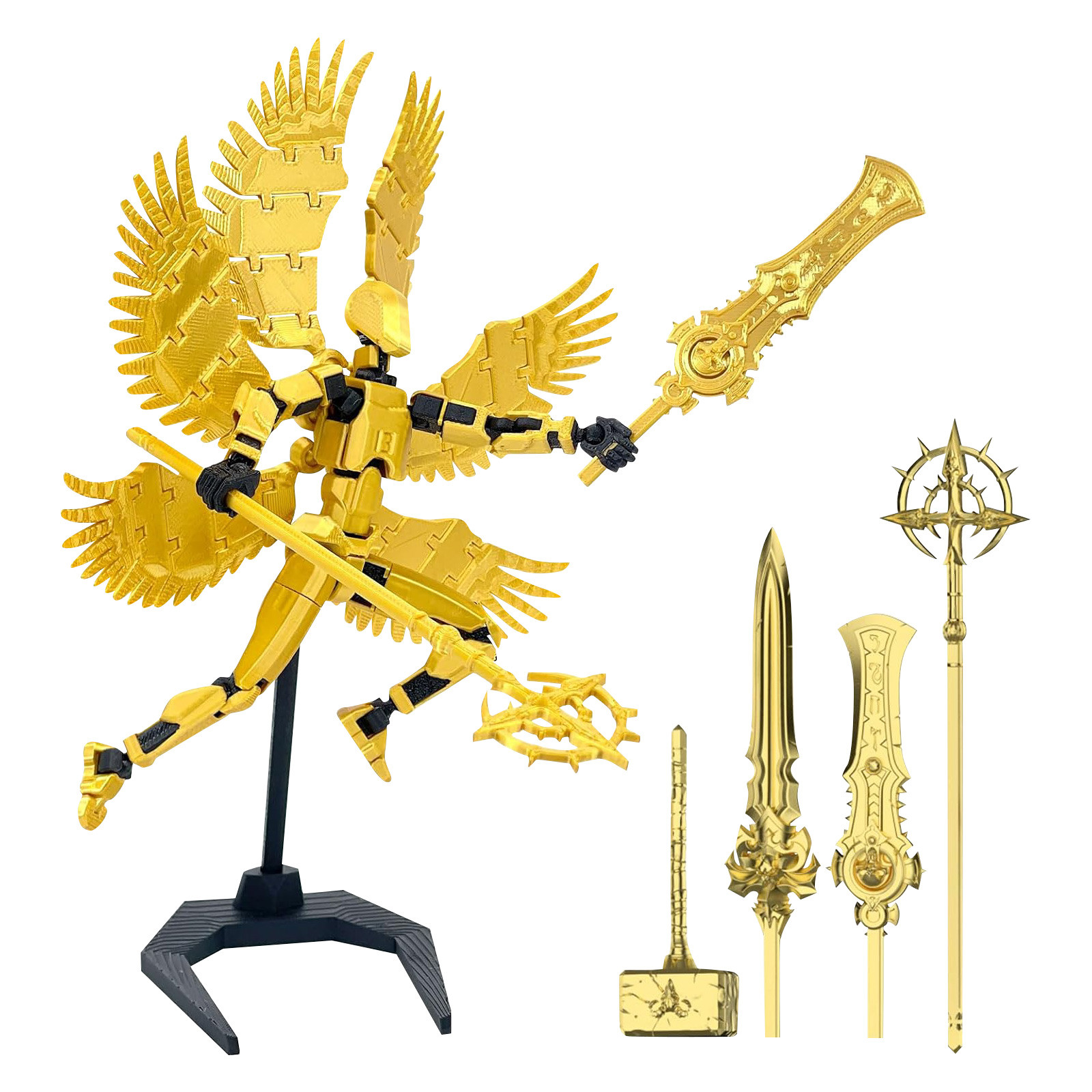 Titan 13 With Wings Figure Toy - 3D Printing Action Figure 评论和价格