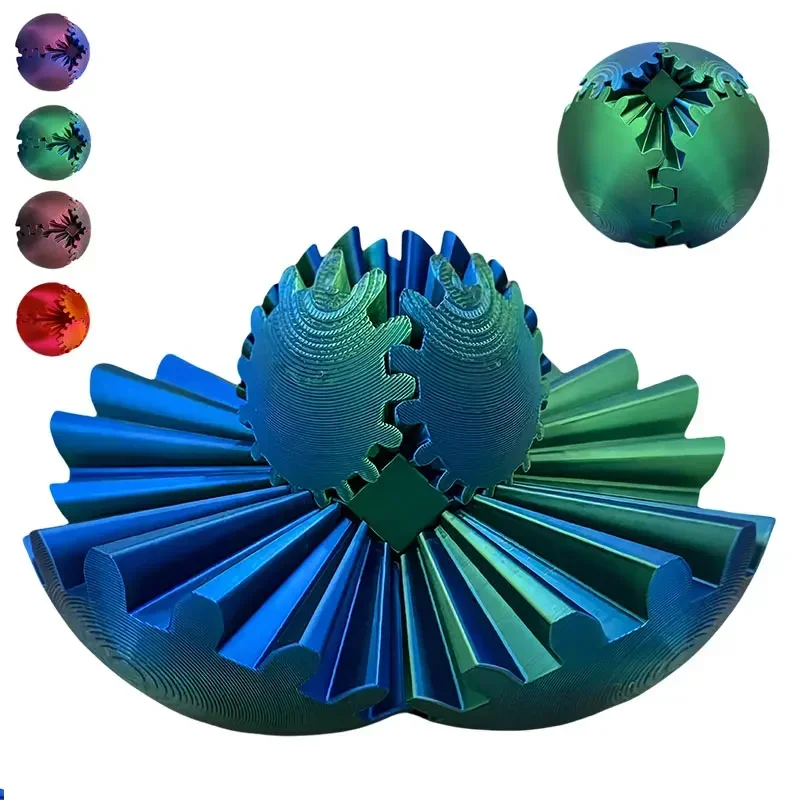 3D Printed Gear Ball Spin Ball - 3D Printing Gears 评论和价格