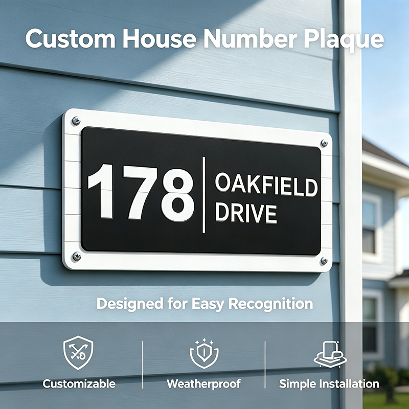 Custom 3D Printed House Number - 3D Printing Wall 评论和价格