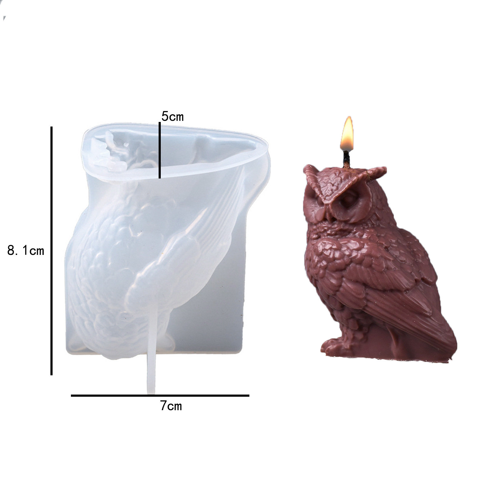 3D Cute Standing Owl Aromather - 3D Printing Epoxy Resin 评论和价格