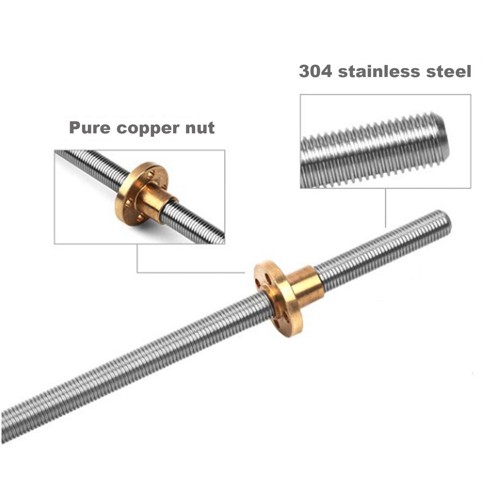 T10 Lead Screw 304 Stainless S - Lead Screw Stepper 评论和价格