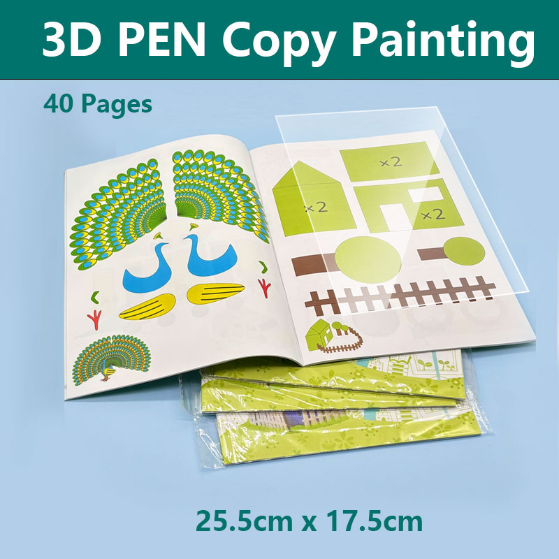 3D Pen Drawing Book with Graph - 3D Printing Templates Free 评论和价格