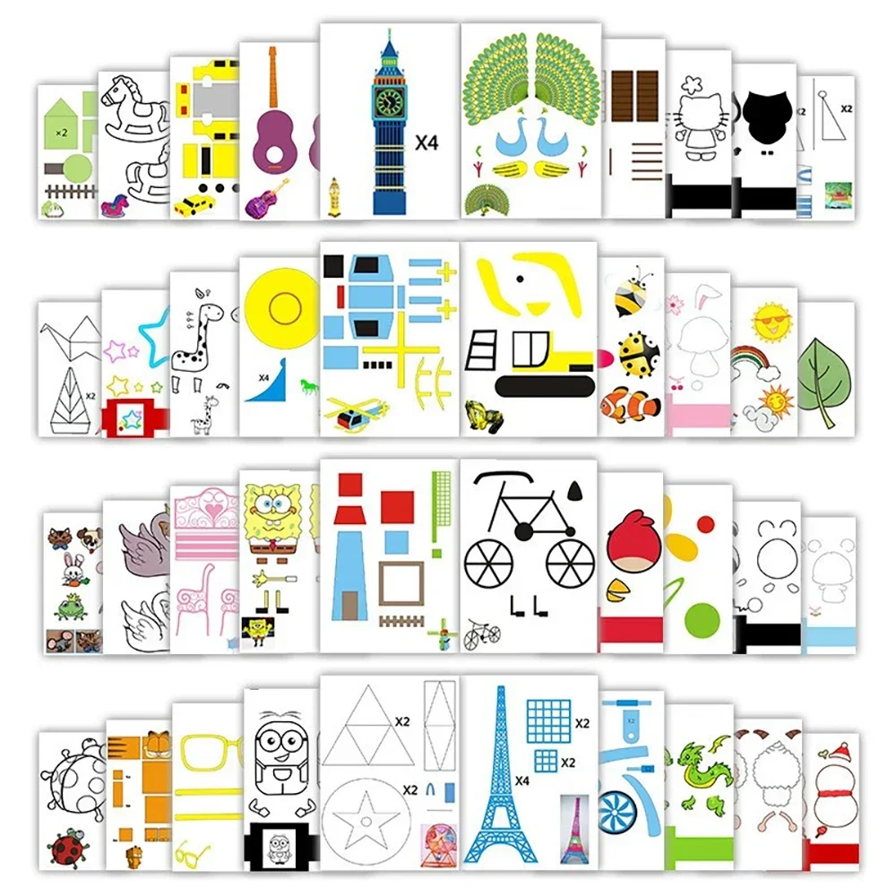 3D Pen Drawing Book with Graph - 3D Printing Templates Free 评论和价格