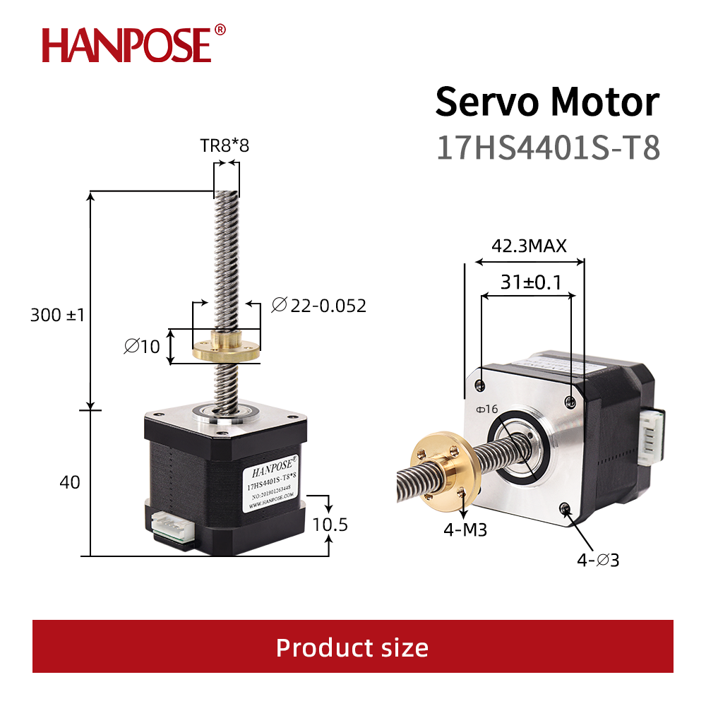NEMA17 Screw Stepper Motor 1.7 - Lead Screw Stepper 评论和价格