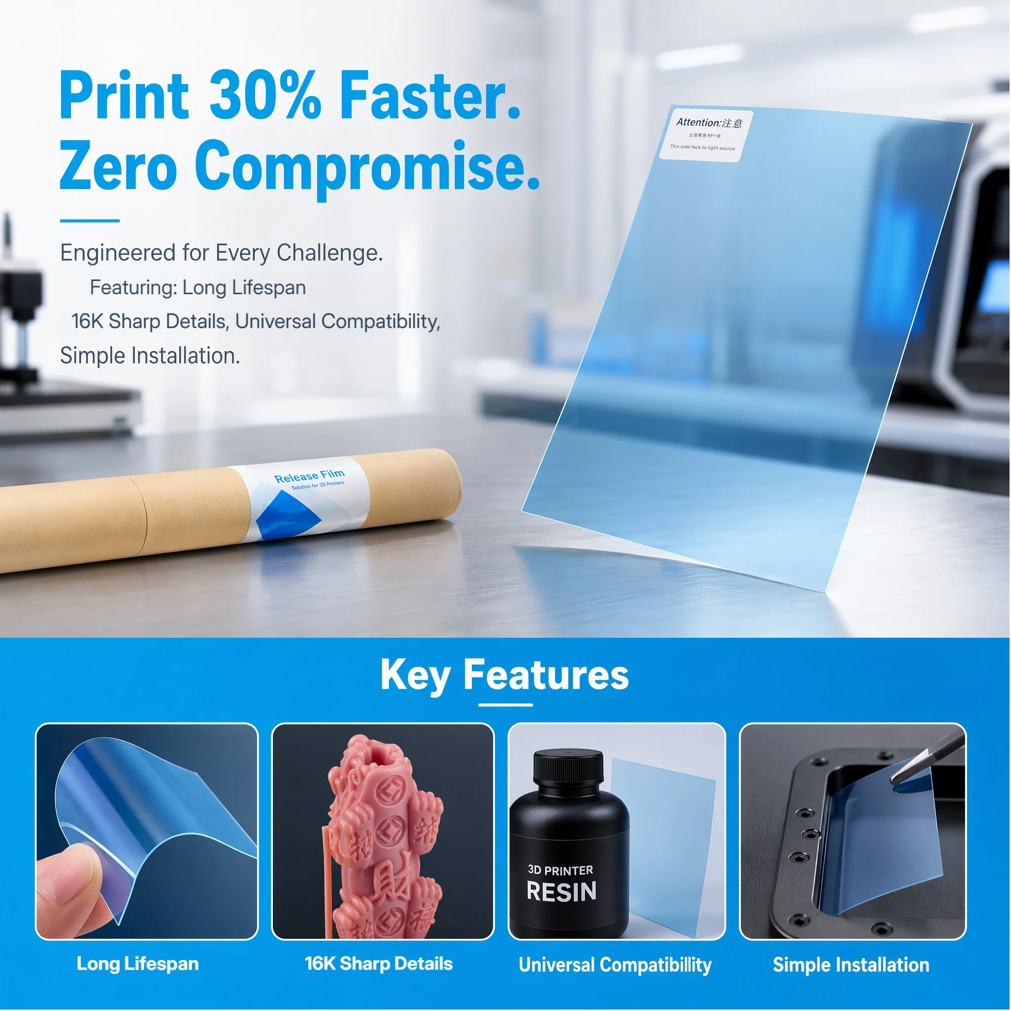 High Speed ACF Release Film Fo - 3D Printing House Machine 评论和价格