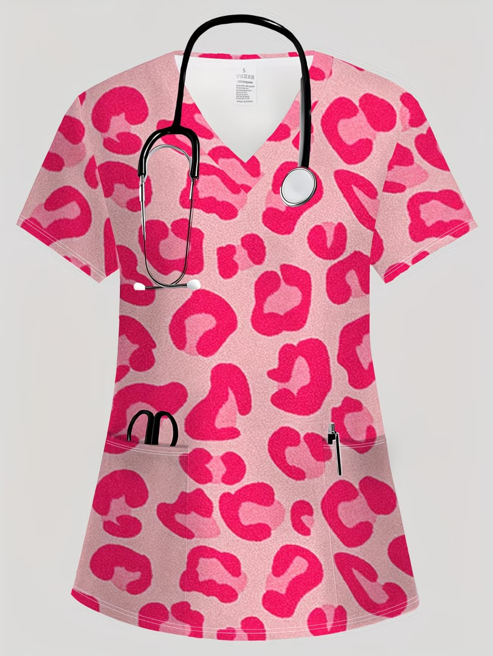 Women's T-Shirt Leopard 3D Pri - 3D Printing For Medical 评论和价格