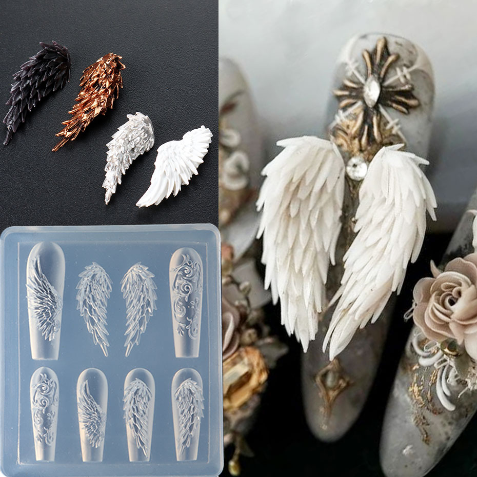 1pcs 3D Charming Feather Wings - 3D Printing Templates Free 评论和价格