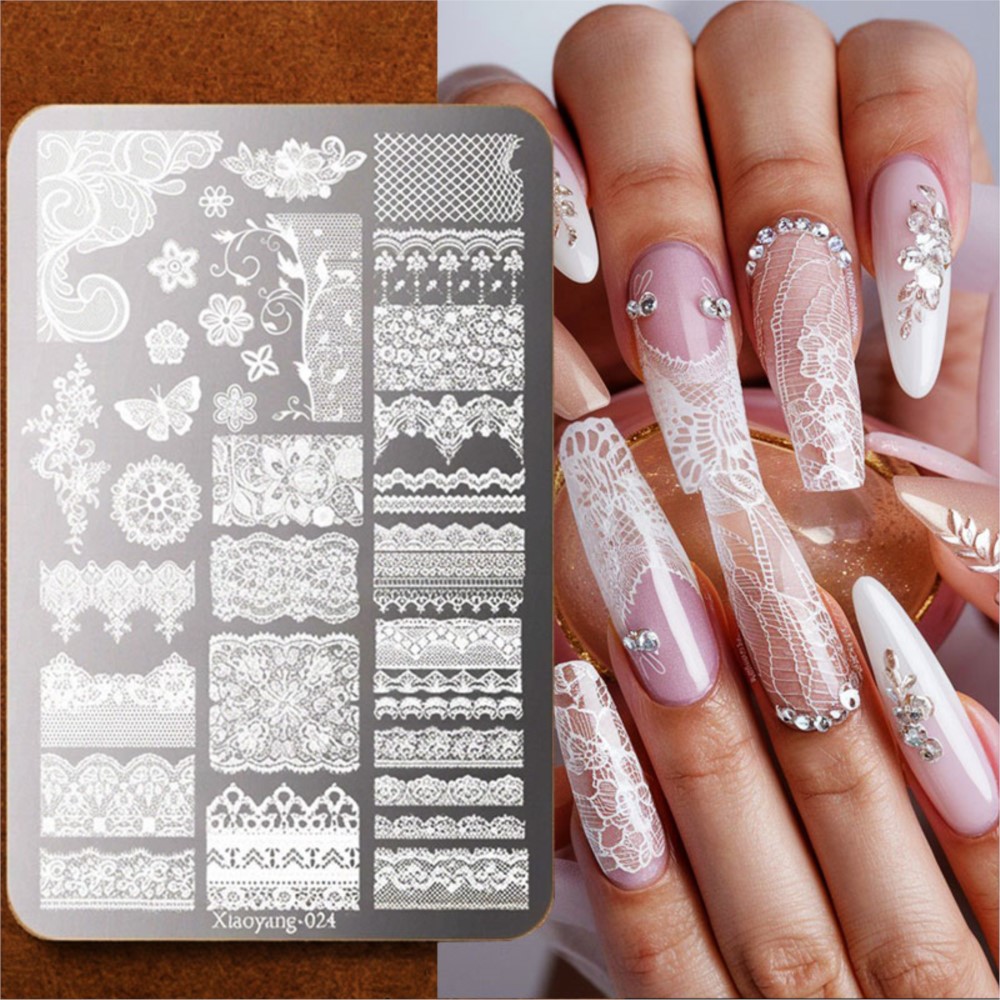 9*15cm 3D Lace Butterfly Nail  - 3D Printing Templates Free 评论和价格