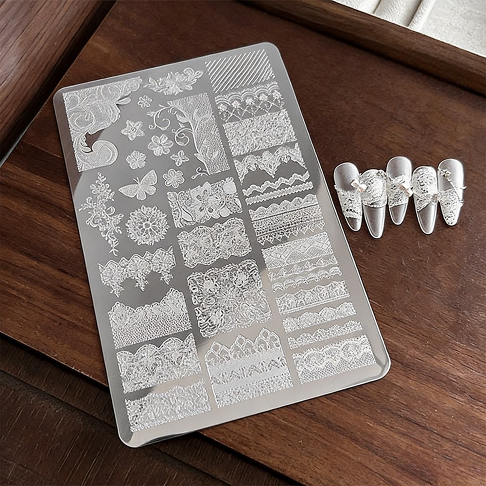 9*15cm 3D Lace Butterfly Nail  - 3D Printing Templates Free 评论和价格