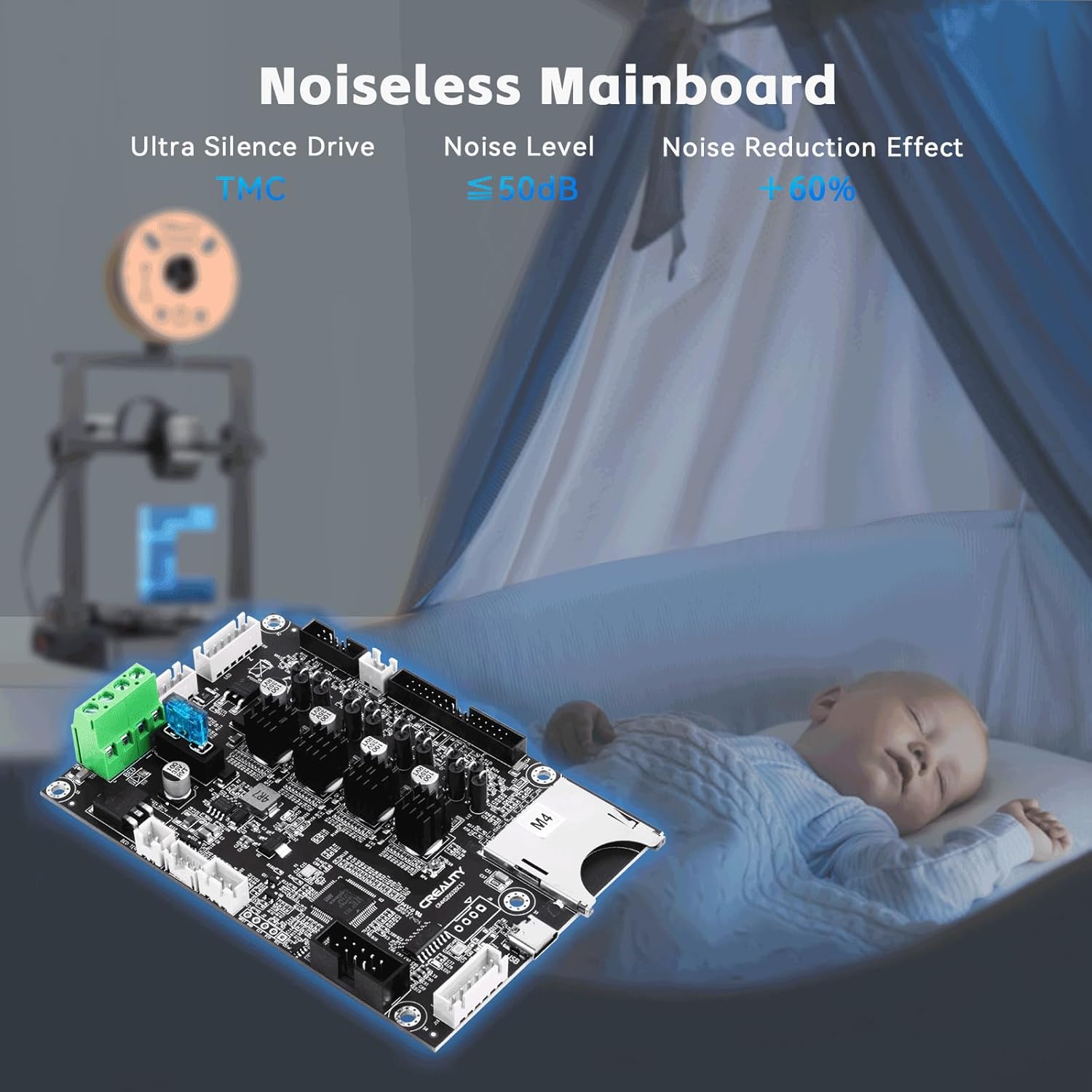 CREALITY Ender 3 V3 SE Silent  - Motherboard 3D Printer 评论和价格