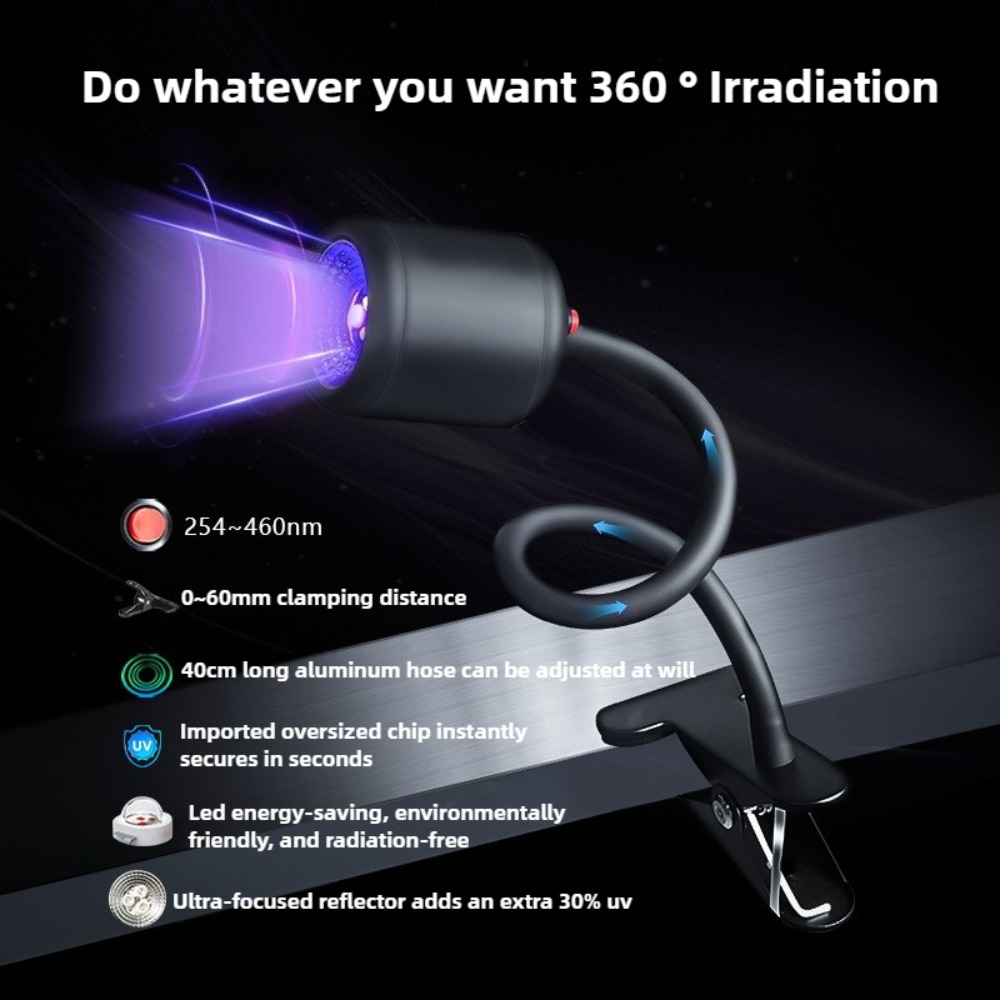 Handheld Clamp UV Curing Lamp  - 3D Printer Resin 评论和价格