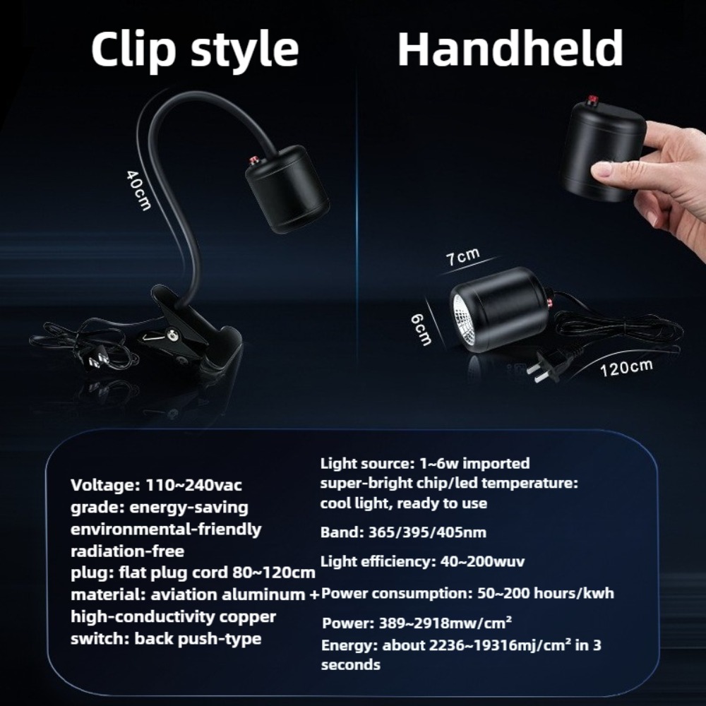 Handheld Clamp UV Curing Lamp  - 3D Printer Resin 评论和价格