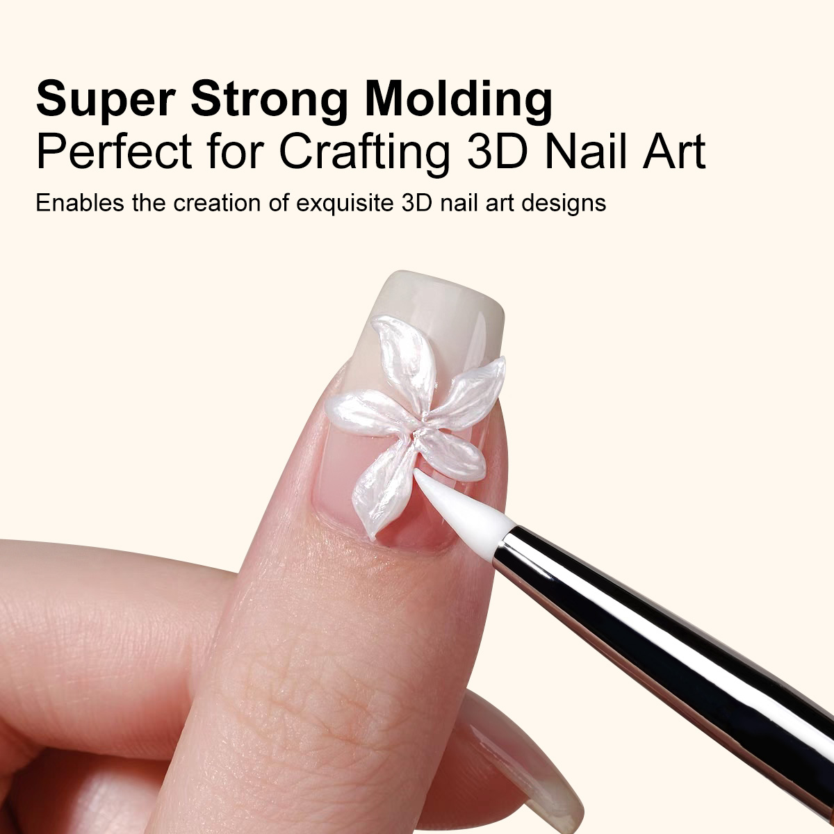 LIMEGIRL 3D Pearl Carving Nail - 3D Printing Epoxy Resin 评论和价格