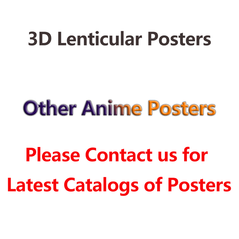 Anime 3D Lenticular Posters Fl - 3D Printing Wall 评论和价格